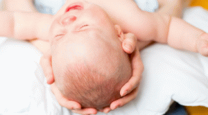 Fontanel in newborns