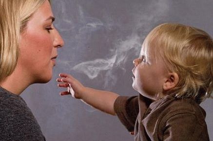 συνέπειες του καπνίσματος κατά το θηλασμό