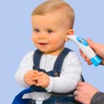 Infrared thermometer for newborns