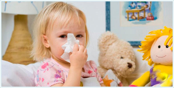 rennende nese hos barn