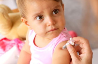 vacunación para un niño