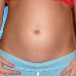 20 weeks 5 days (photo of the abdomen)