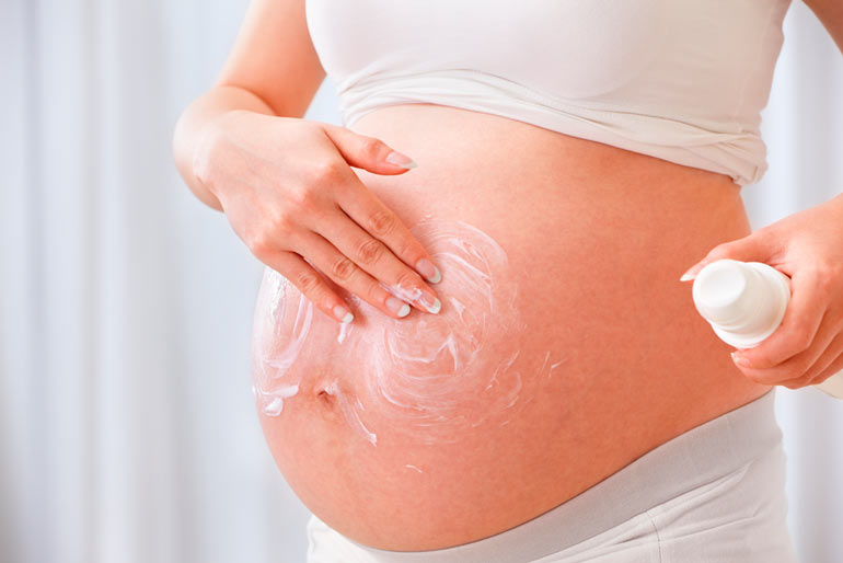 كريم للعلامات التمددية للحامل (قائمة)