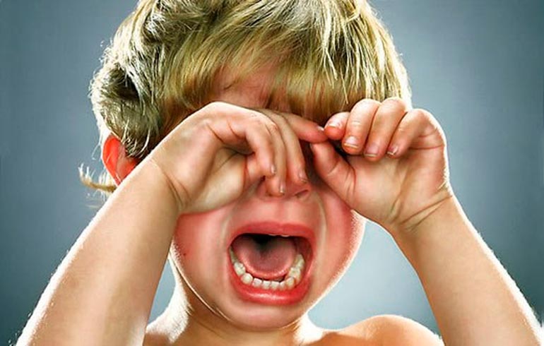 crise de colère chez un enfant