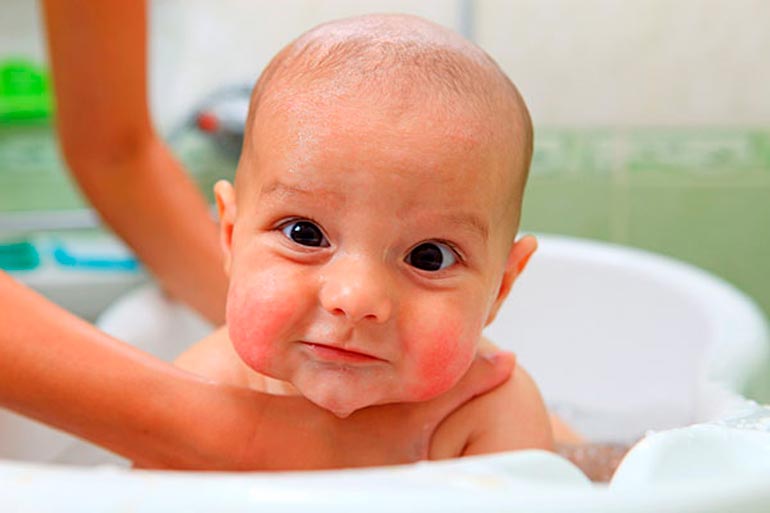 badning nyfødt