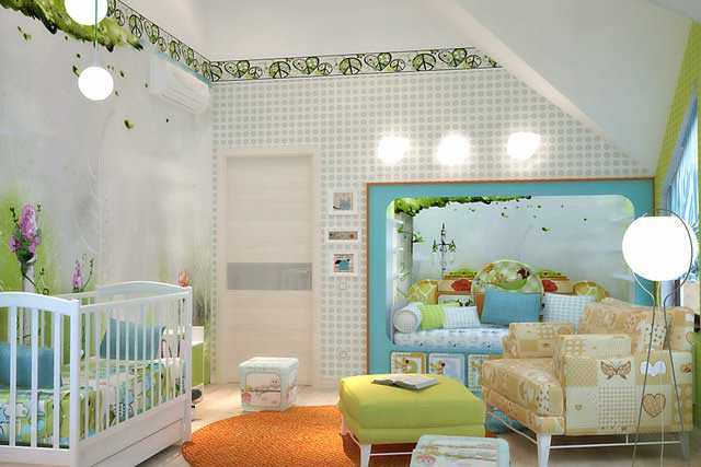 yeni doğan bebek için çocuk odası