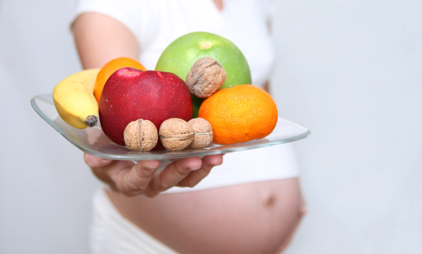 A terhes nő diéta