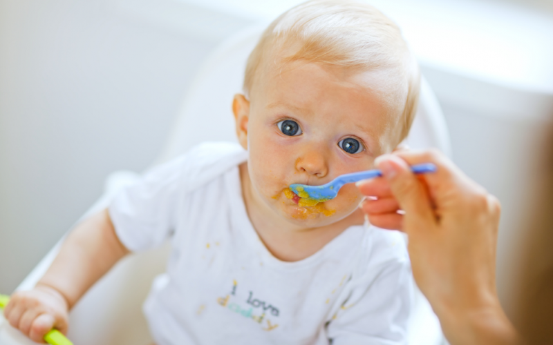 bebê não come alimentos complementares
